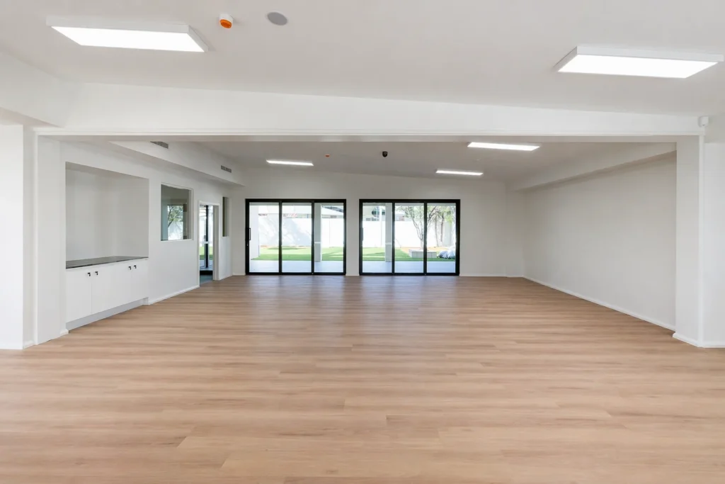 Before image of childcare centre before Duraflex was installed